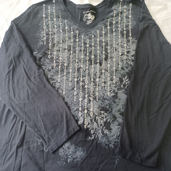 JMS Just My Size 3X Women's Longsleeve - Picture 2 of 11
